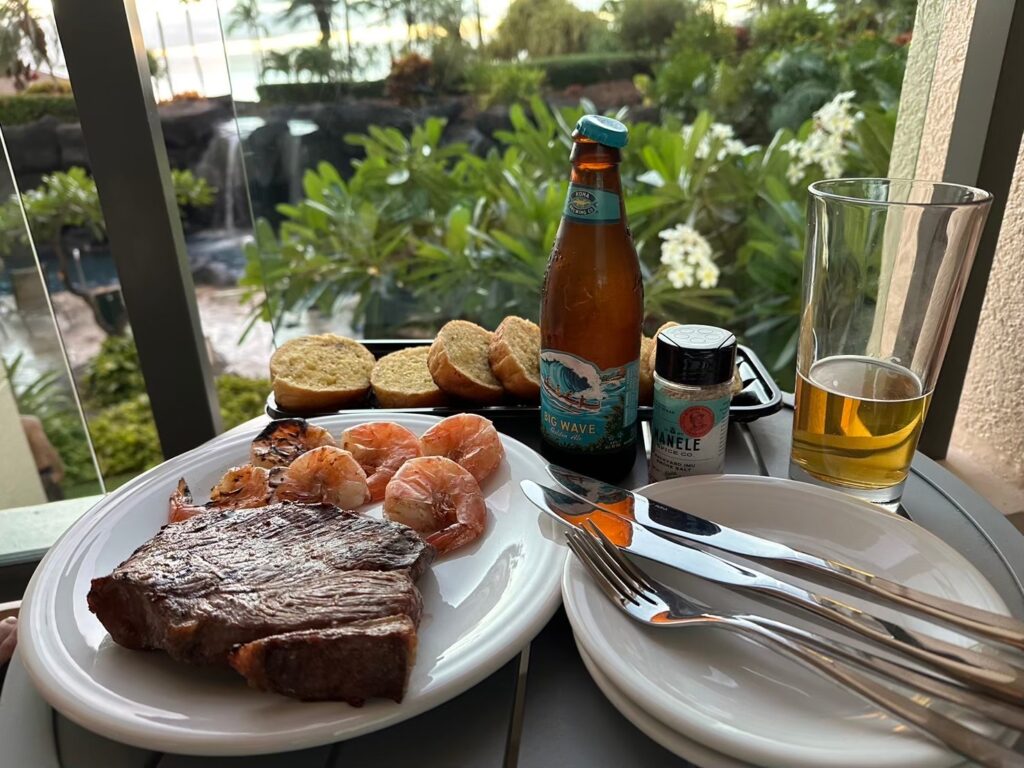 BBQ後の食事