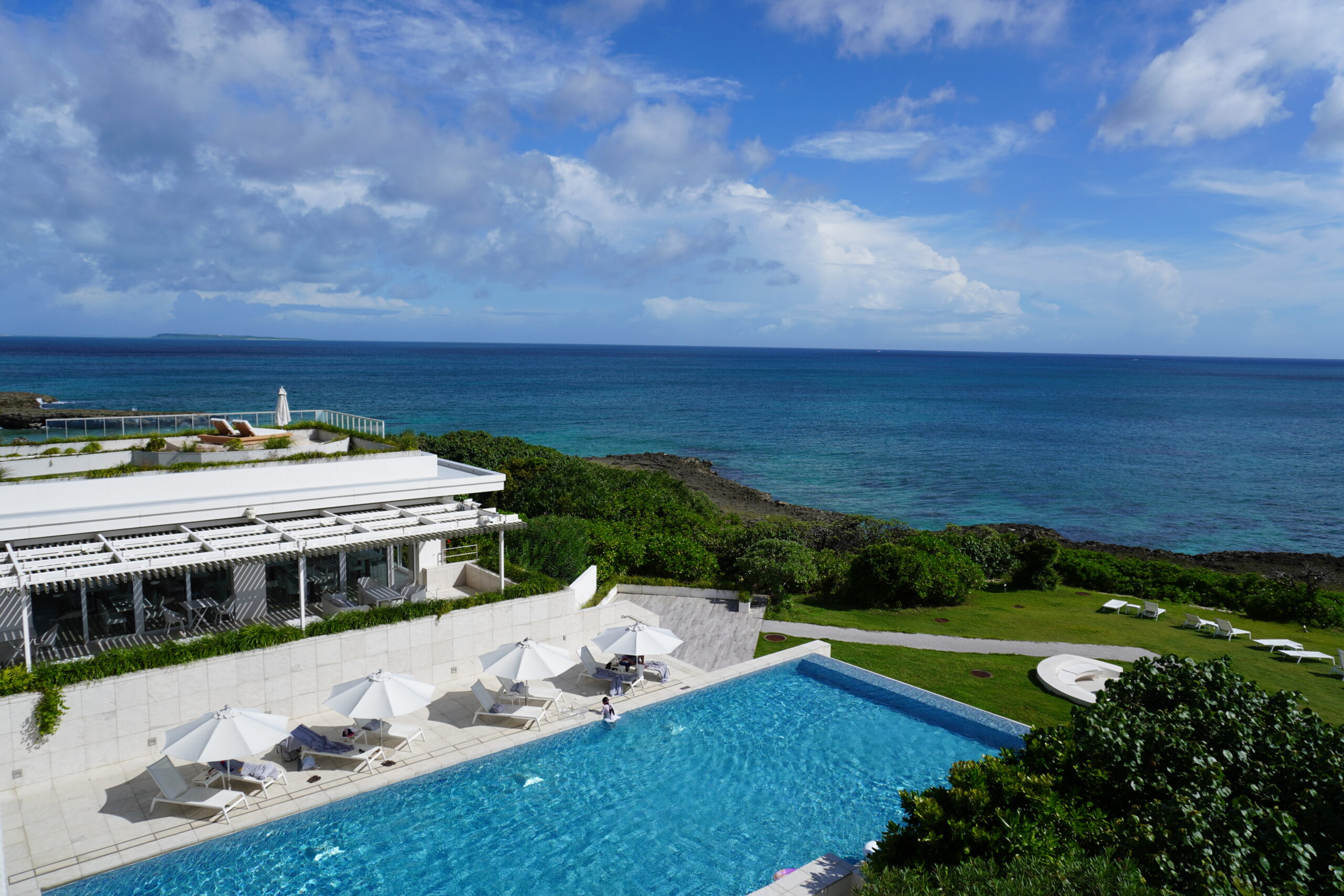 ホテルの部屋からの景色